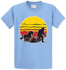 Bigfoot Unicorn Printed Tee Shirt