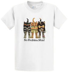 No Problem Mon! Printed Tee Shirt