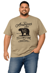 KAM JEANS BRAND BIG MAN AMERCAN BEAR GRAPHIC TEE 4XL-8XL