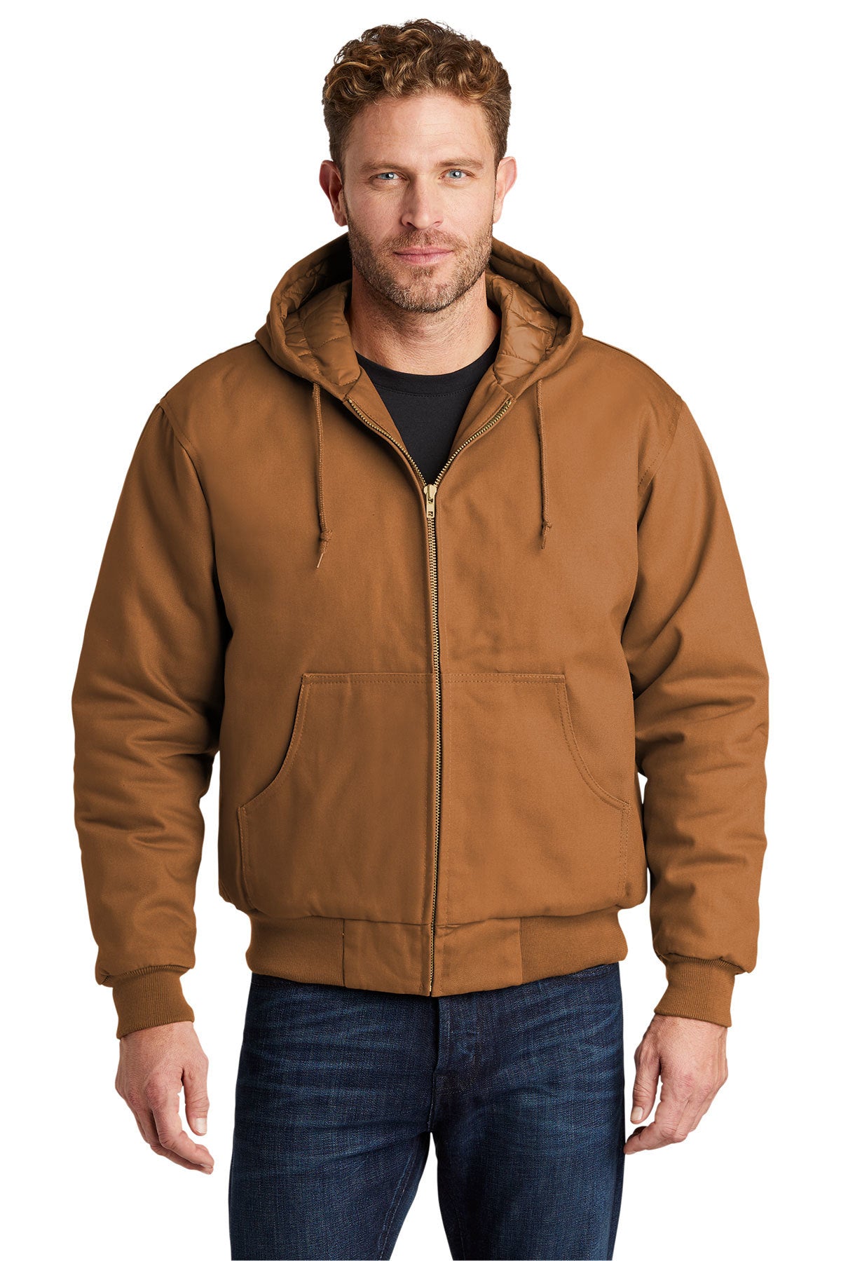 Cornerstone Duck Cloth Hooded Work Jacket SM-6XL and LT-4XT