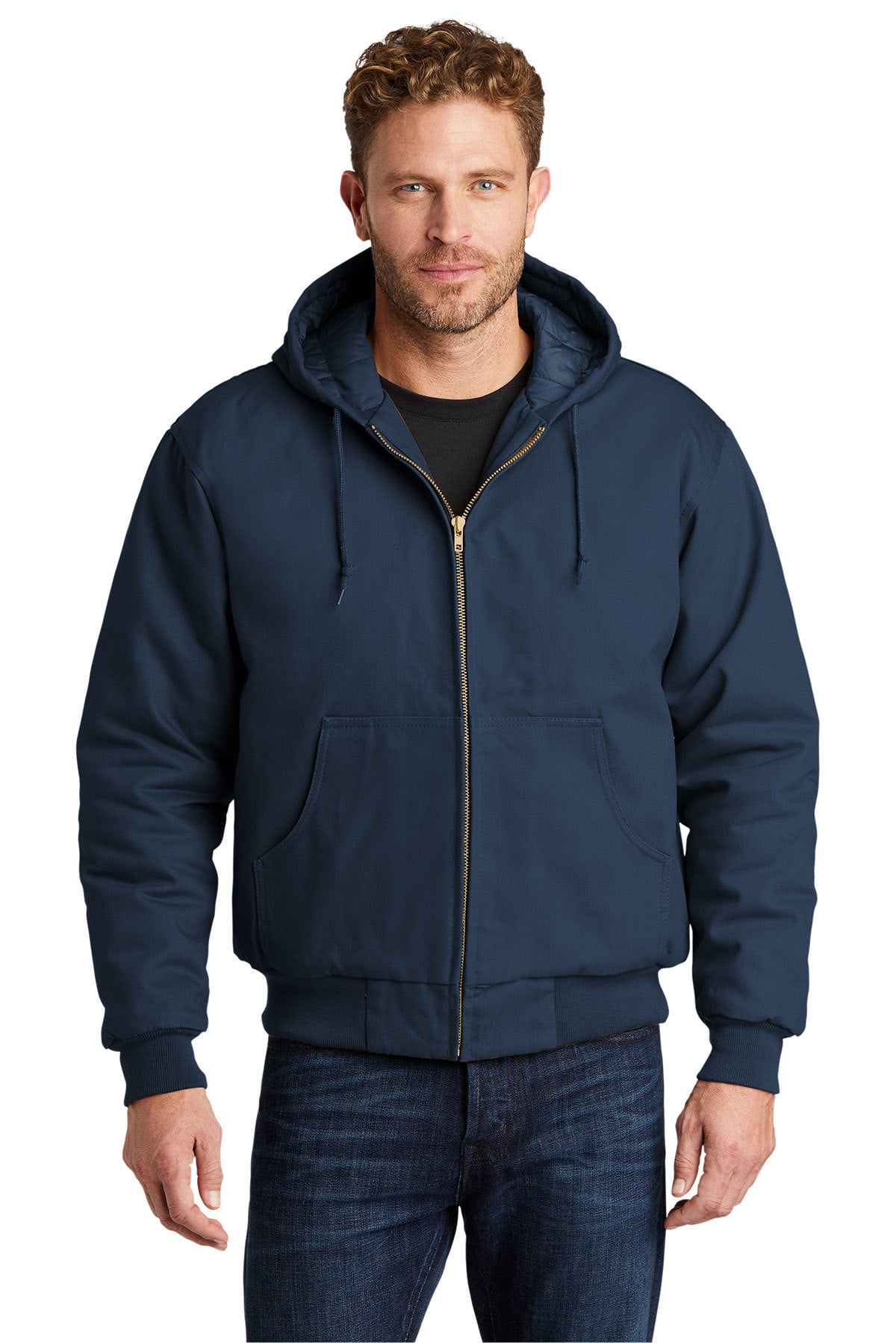 Cornerstone Duck Cloth Hooded Work Jacket SM-6XL and LT-4XT