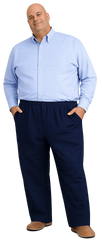 Falcon Bay Men's Full Elastic Casual Pant 38-72w