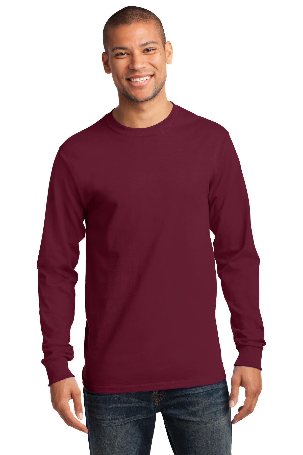 Port & Company Long Sleeve Essential T-Shirt MD-4XL and LT-4XT