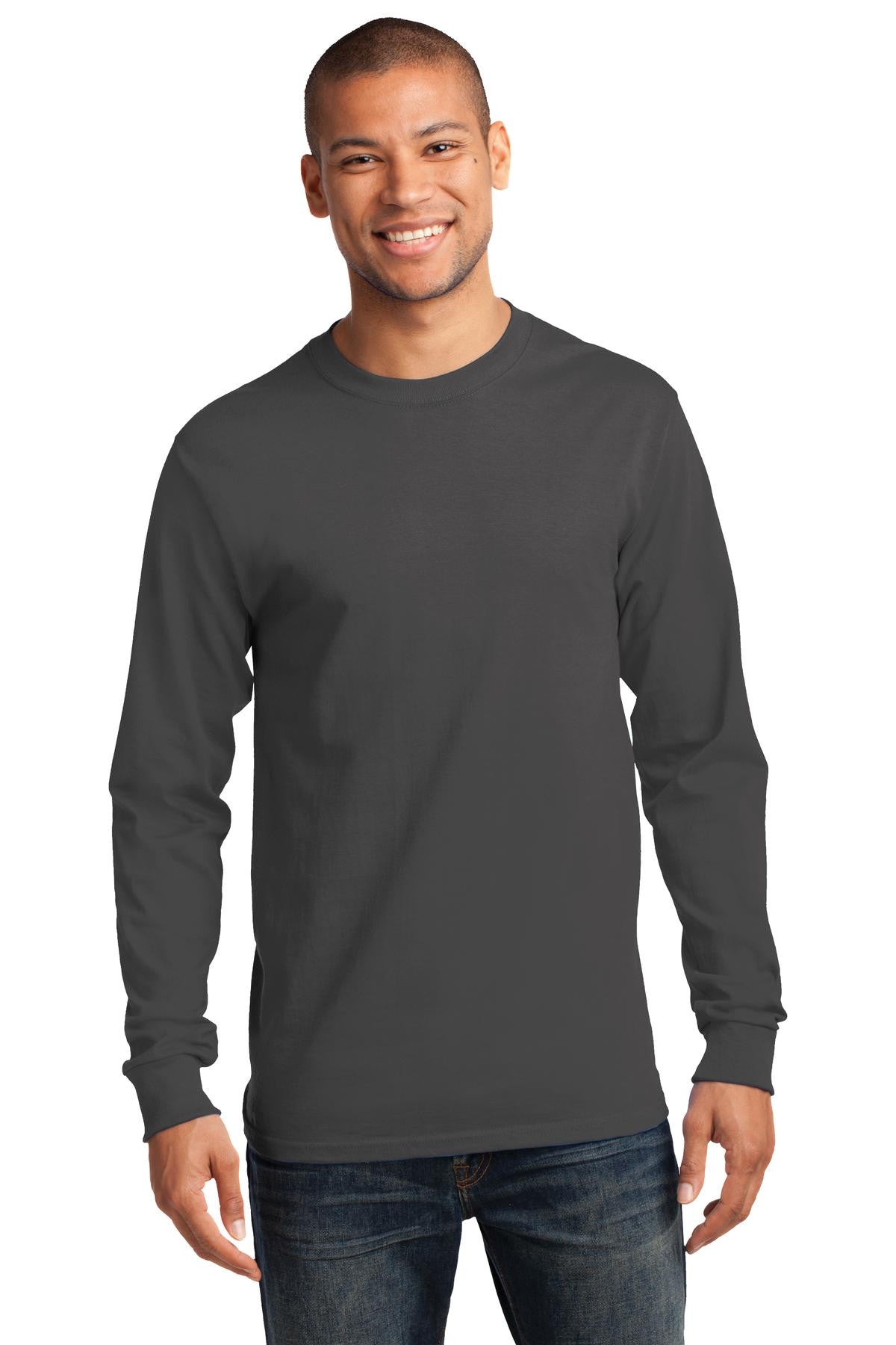 Port & Company Long Sleeve Essential T-Shirt MD-4XL and LT-4XT