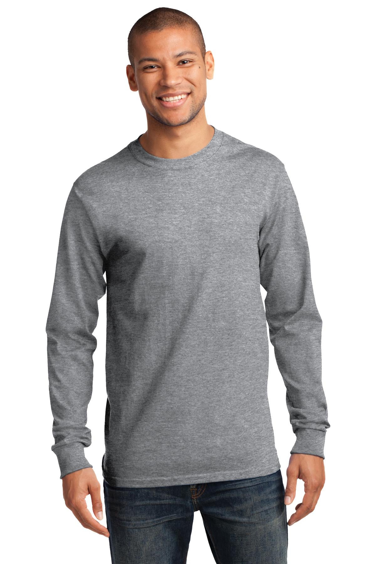 Port & Company Long Sleeve Essential T-Shirt MD-4XL and LT-4XT