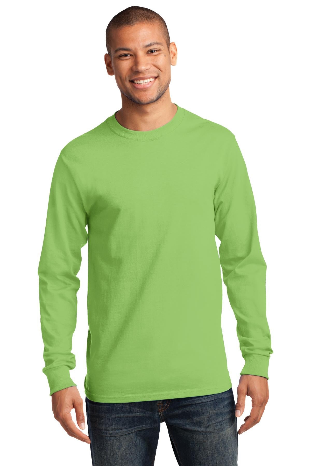 Port & Company Long Sleeve Essential T-Shirt MD-4XL and LT-4XT