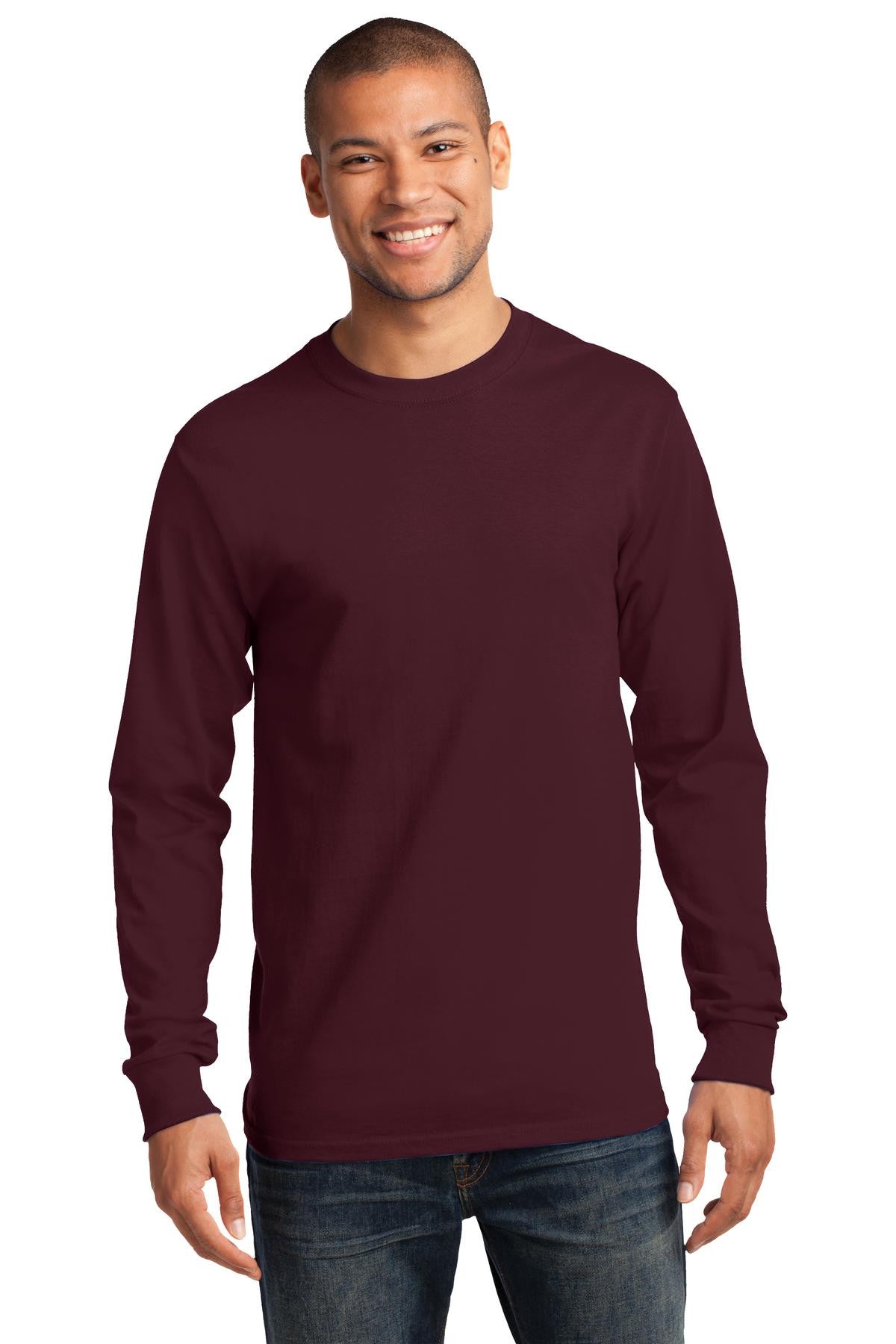 Port & Company Long Sleeve Essential T-Shirt MD-4XL and LT-4XT