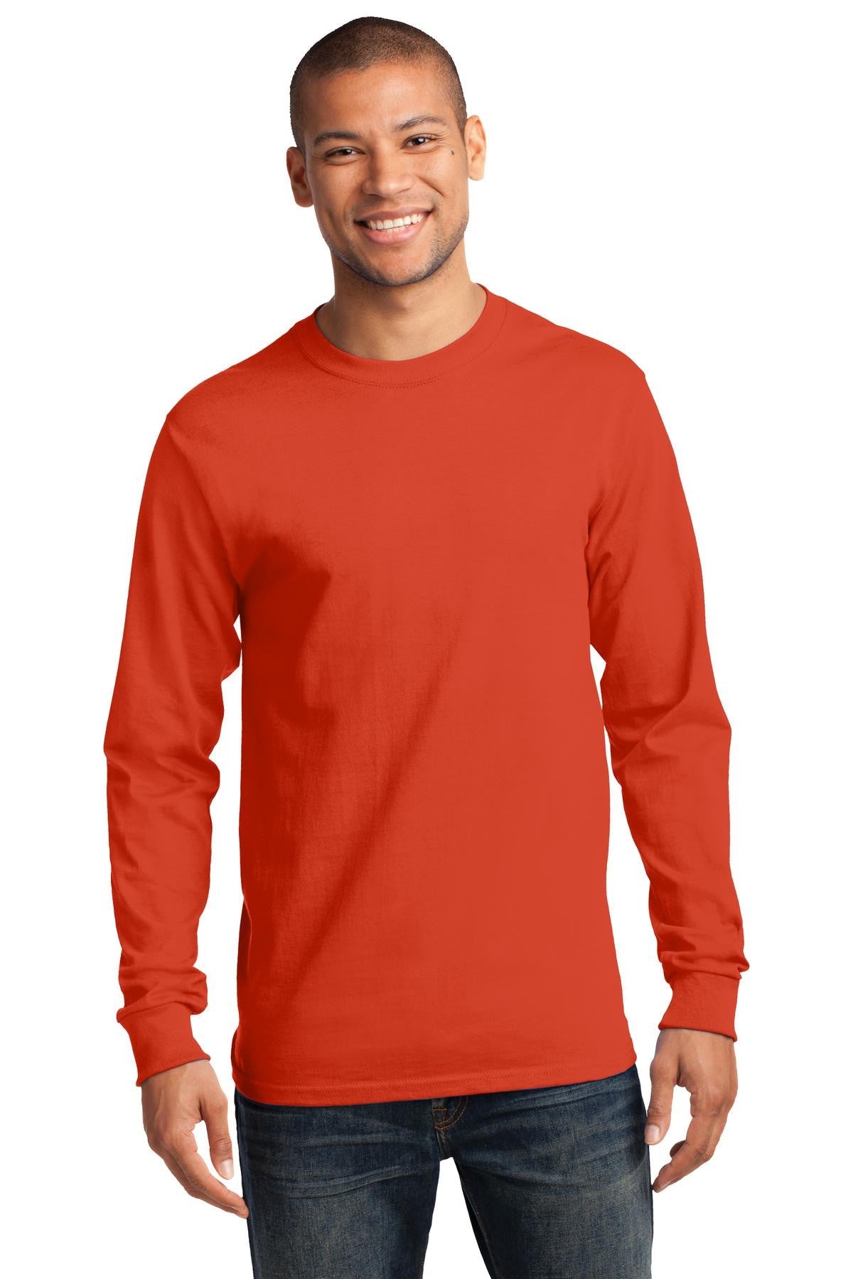 Port & Company Long Sleeve Essential T-Shirt MD-4XL and LT-4XT