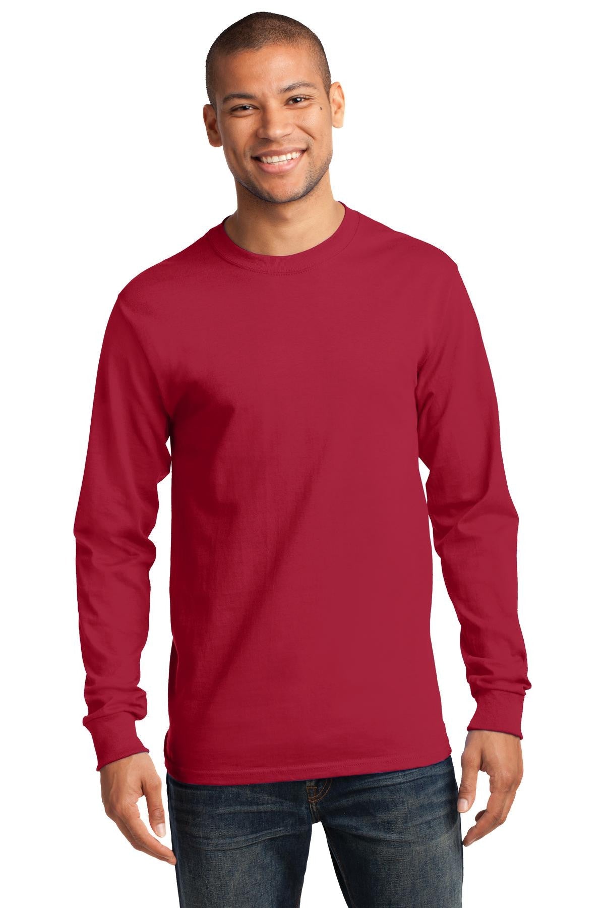 Port & Company Long Sleeve Essential T-Shirt MD-4XL and LT-4XT