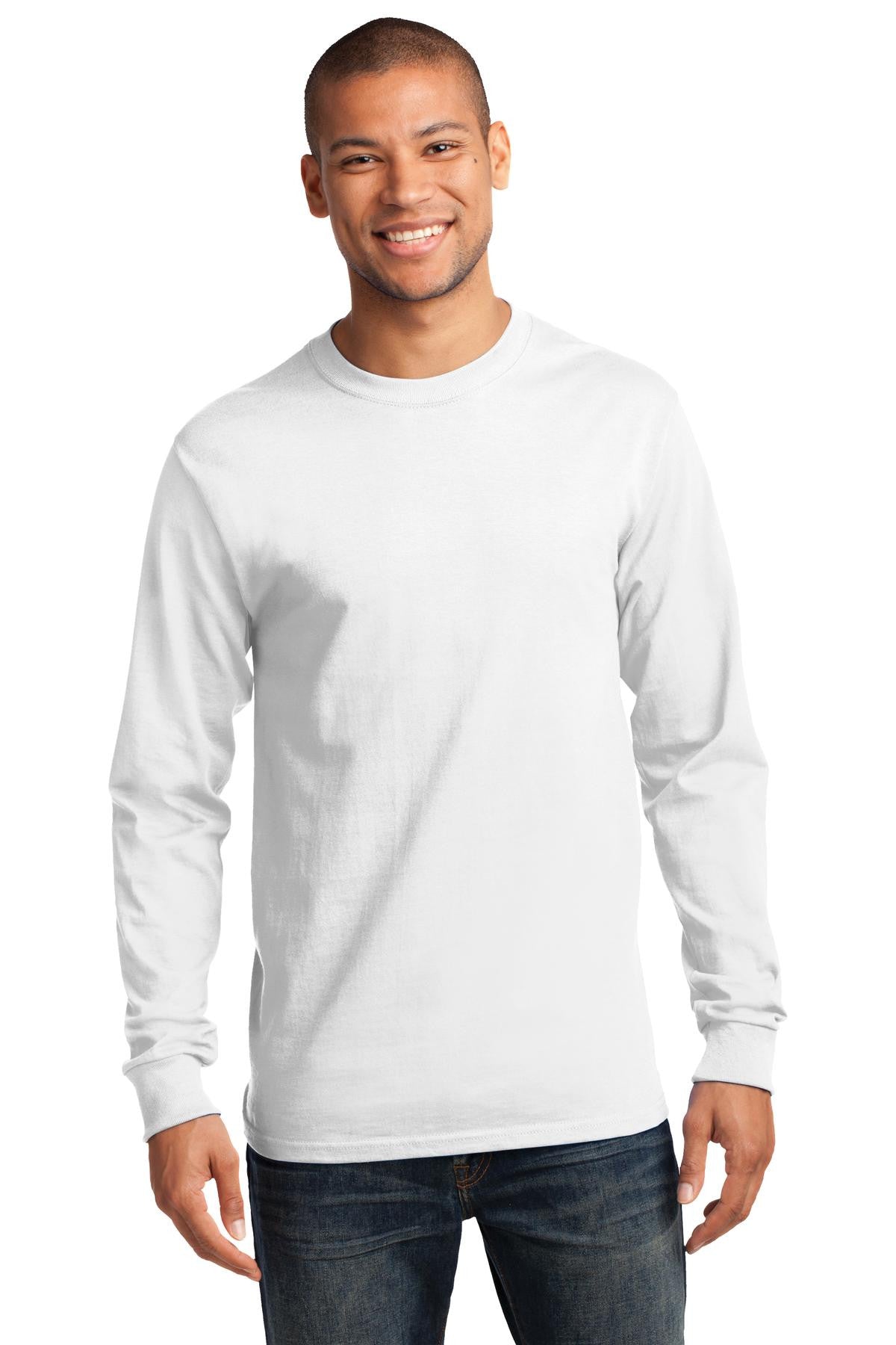 Port & Company Long Sleeve Essential T-Shirt MD-4XL and LT-4XT