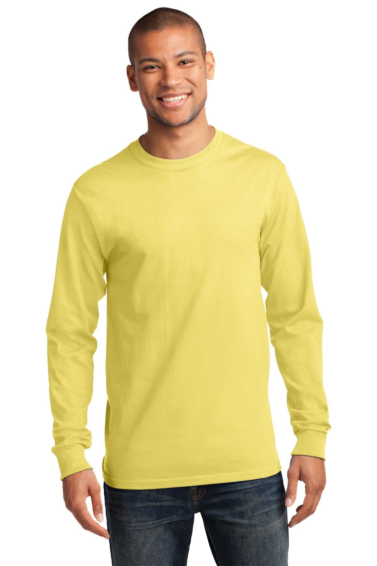 Port & Company Long Sleeve Essential T-Shirt MD-4XL and LT-4XT