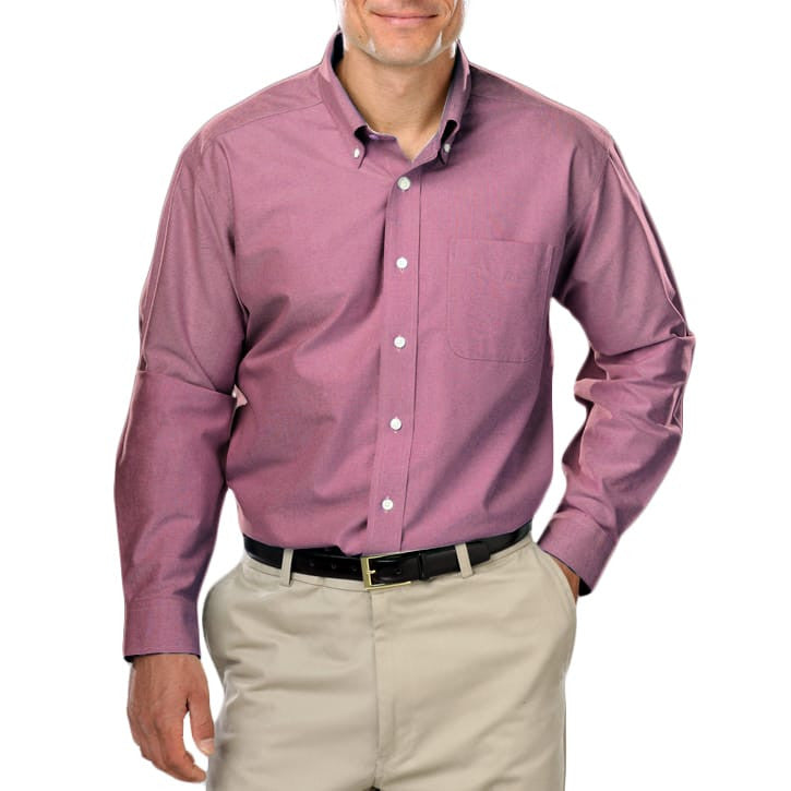 Blue Generation Men's Cotton/Poly Long Sleeve Oxford Shirt SM-6XL and LT-3XT