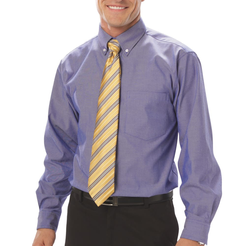 Blue Generation Men's Cotton/Poly Long Sleeve Oxford Shirt SM-6XL and LT-3XT