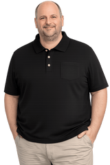 Falcon Bay Poly/cotton Pique Polo With Pocket 5XL-10XL and 4XT-6XT