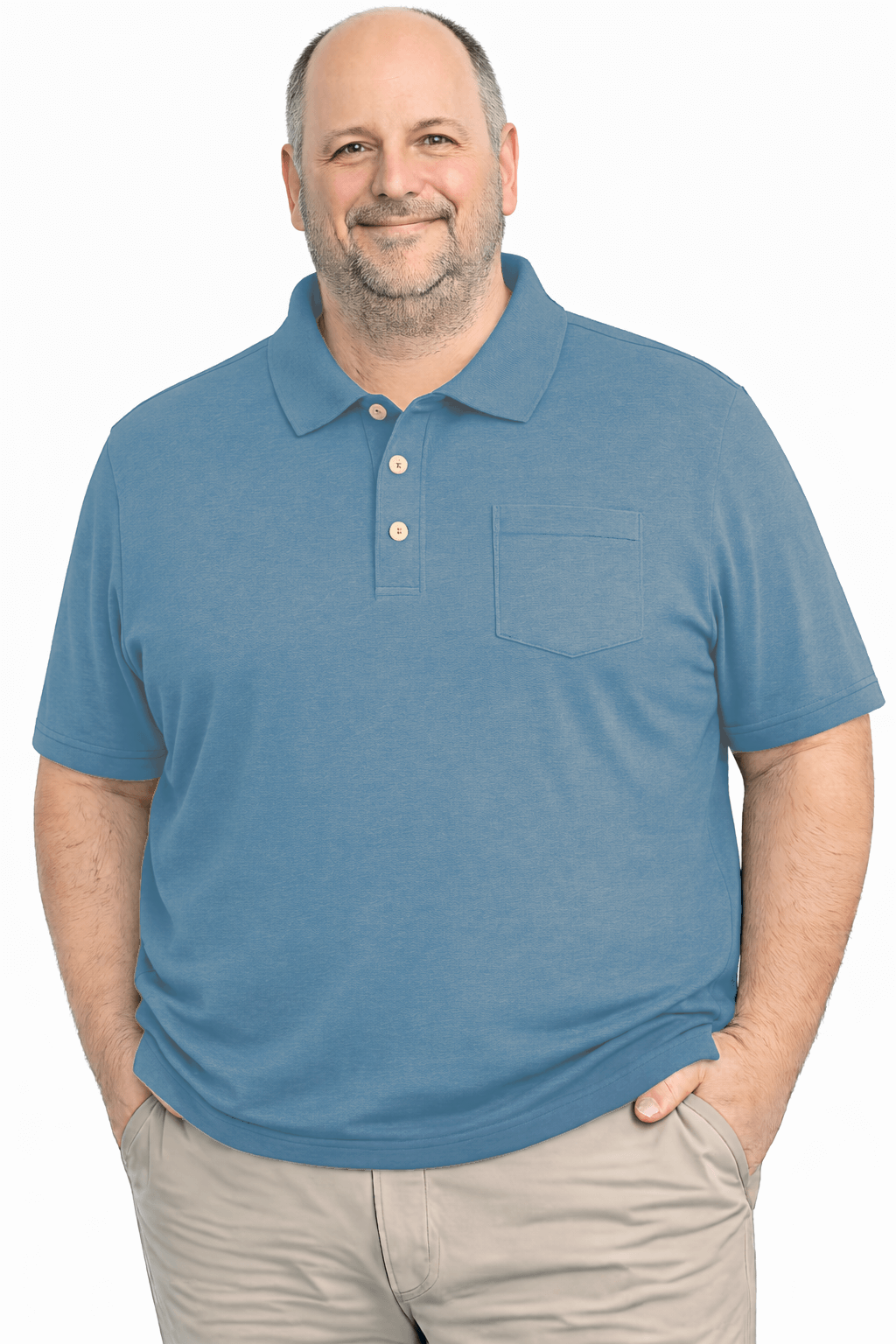 Falcon Bay Poly/cotton Pique Polo With Pocket 5XL-10XL and 4XT-6XT