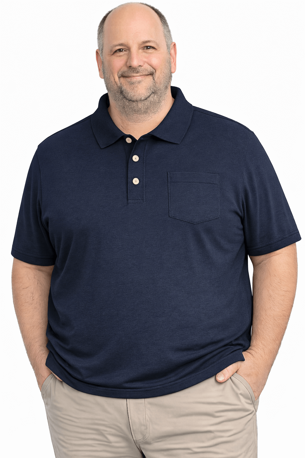 Falcon Bay Poly/cotton Pique Polo With Pocket 5XL-10XL and 4XT-6XT