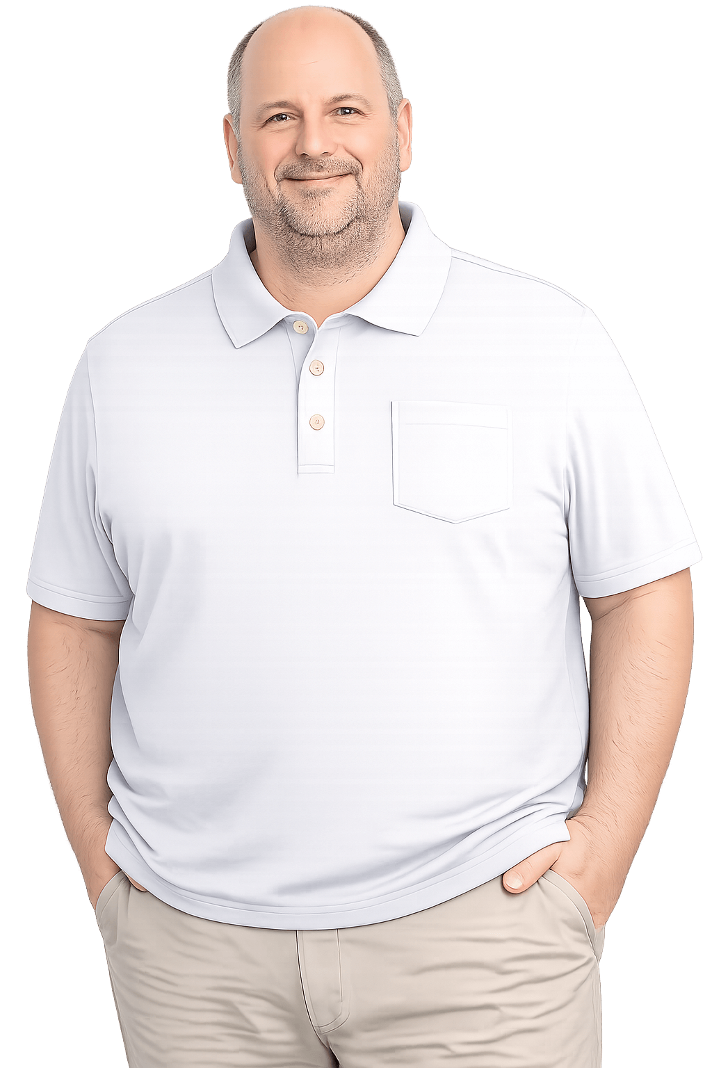 Falcon Bay Poly/cotton Pique Polo With Pocket 5XL-10XL and 4XT-6XT
