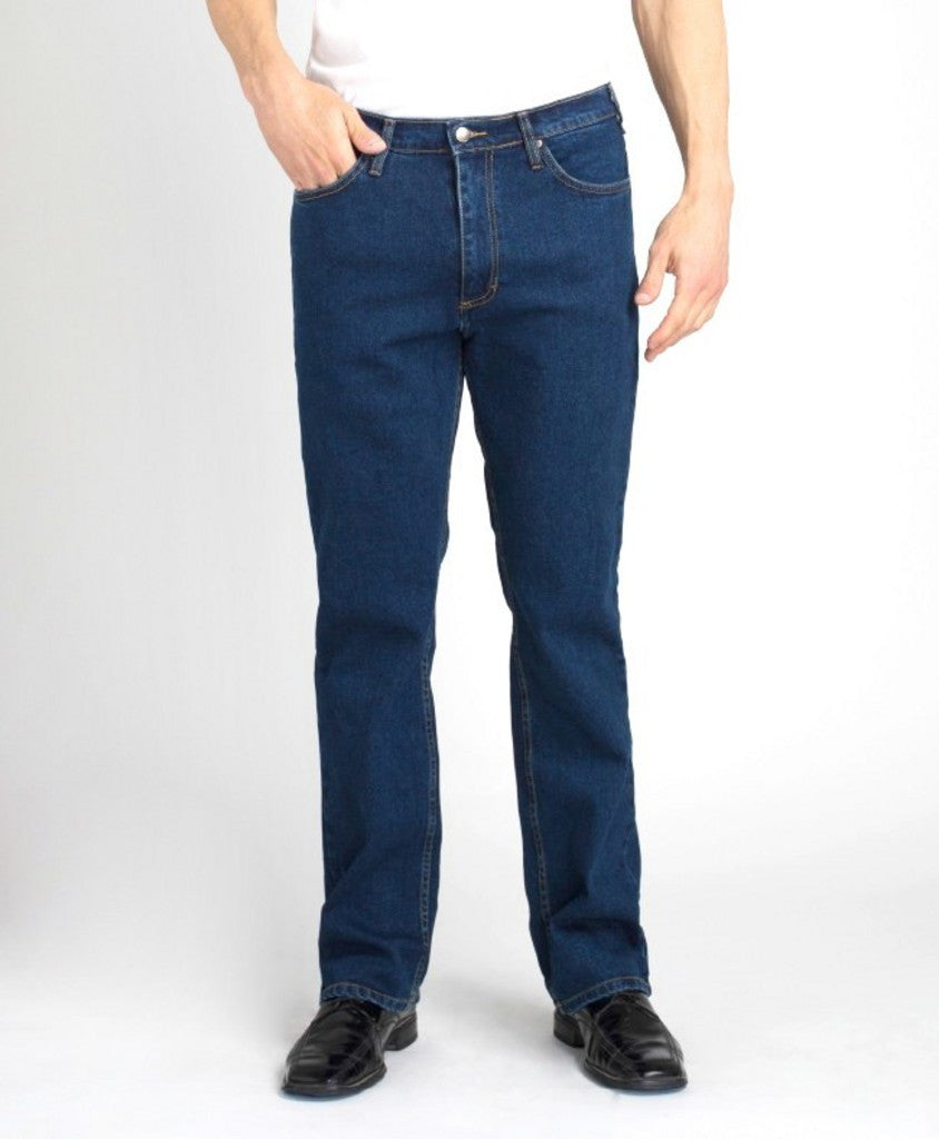 Grand River Men's Dark Blue Stretch Jean 32-80w