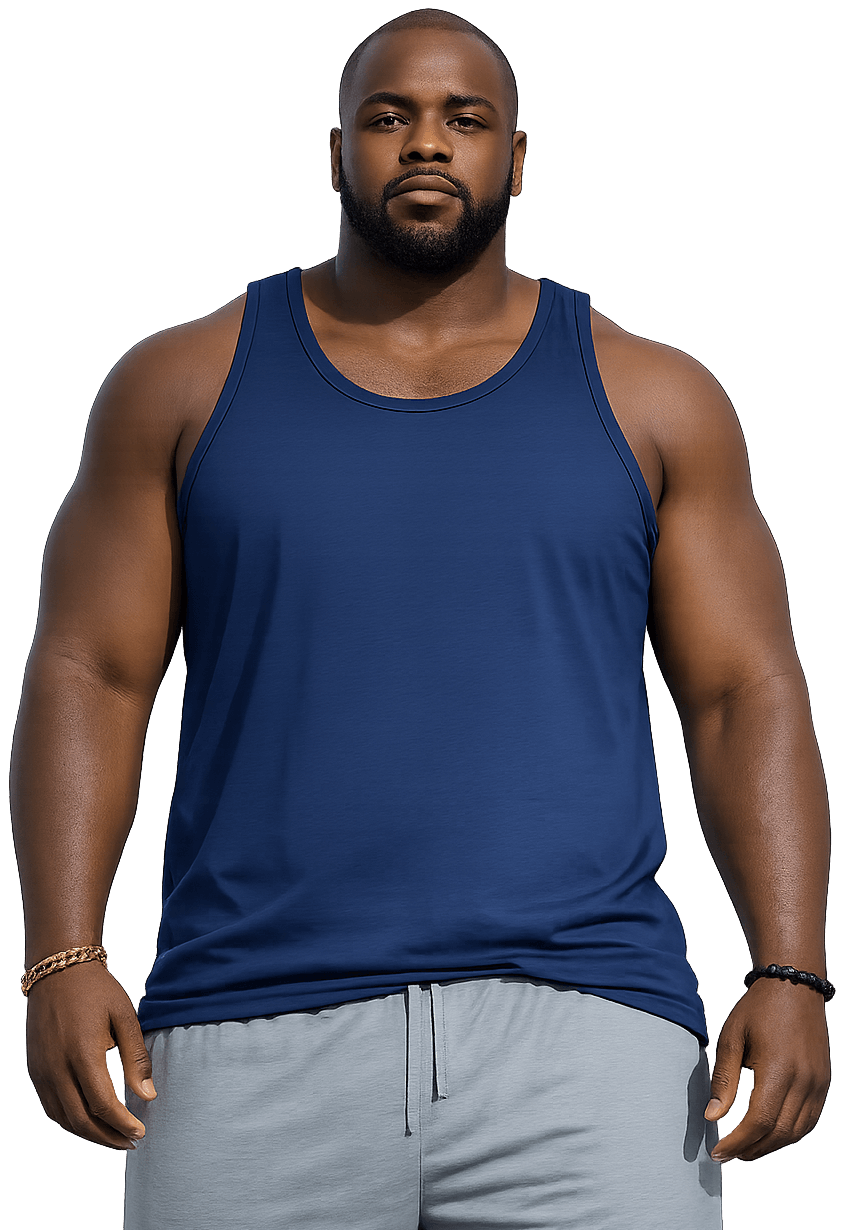 Falcon Bay Big Man Cotton Tank Top 2XL-10XL and 2XT-6XT