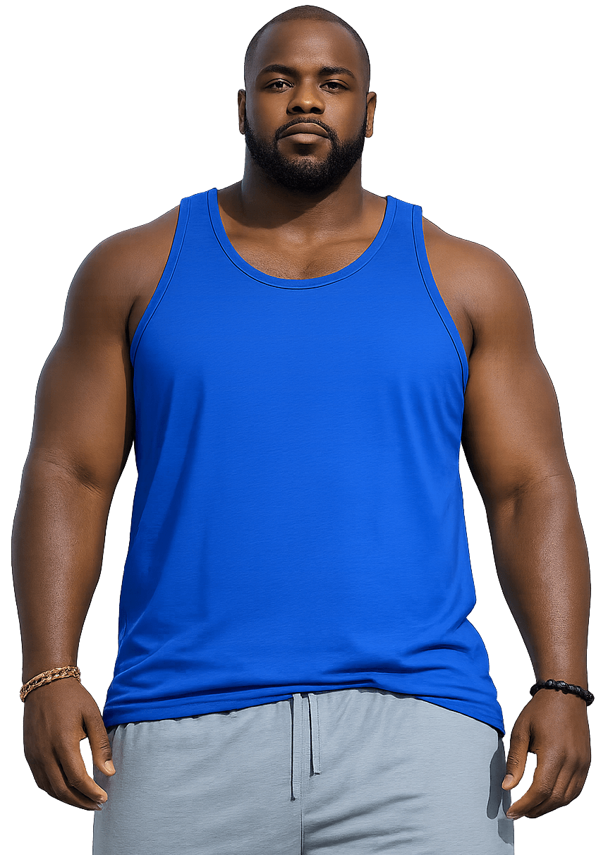 Falcon Bay Big Man Cotton Tank Top 2XL-10XL and 2XT-6XT