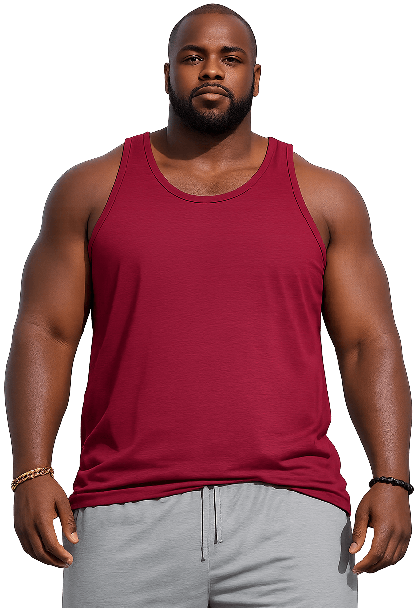 Falcon Bay Big Man Cotton Tank Top 2XL-10XL and 2XT-6XT