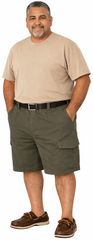 Falcon Bay Men's Half Elastic Cargo Short 2XL-8XL