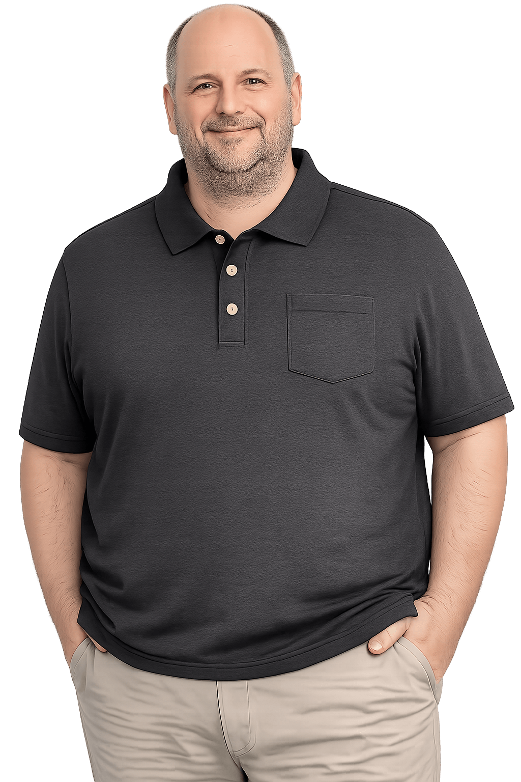 Falcon Bay Poly/cotton Pique Polo With Pocket 5XL-10XL and 4XT-6XT