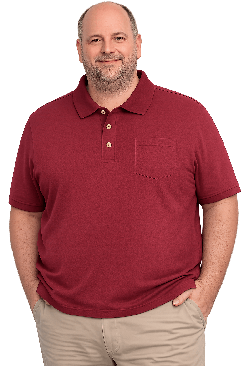 Falcon Bay Poly/cotton Pique Polo With Pocket 5XL-10XL and 4XT-6XT