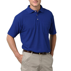 Blue Generation Men's 60/40 Pique Polo Shirt With Pocket SM-6XL