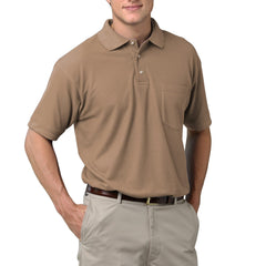 Blue Generation Men's 60/40 Pique Polo Shirt With Pocket SM-6XL