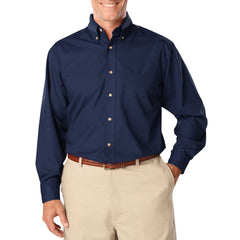 Blue Generation Men's Long Sleeve Easy Care Poplin Shirt LG-10XL
