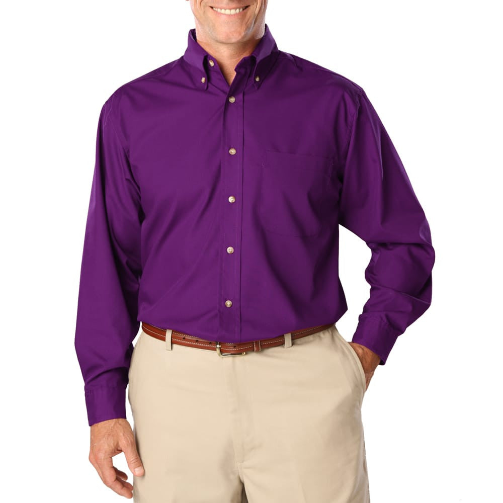 Blue Generation Men's TALL Long Sleeve Easy Care Poplin Shirt LT-3XT