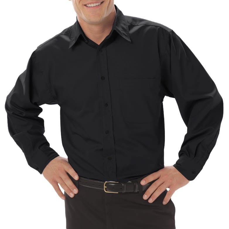 Blue Generation Men's Long Sleeve Fine Line Twill Shirt MD-6XL