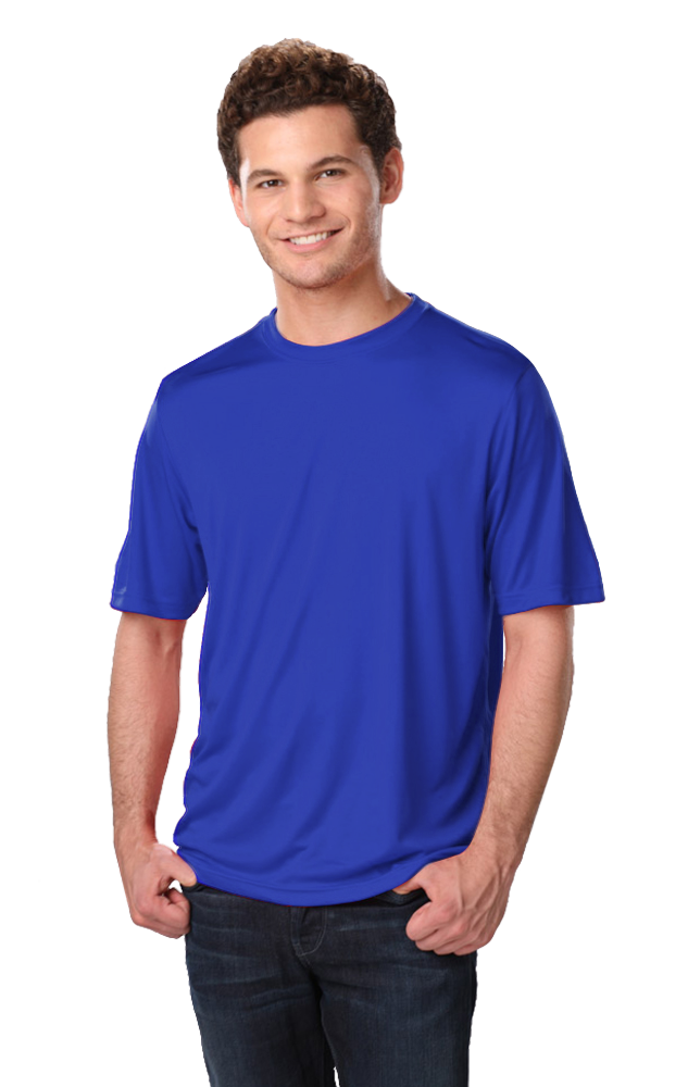 Blue Generation Men's Moisture Wicking Crew Neck Tee SM-6XL