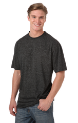 Blue Generation Men's Performance Heathered Crew Neck Tee SM-6XL