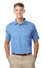 Blue Generation Men's Value Moisture Wicking Polo SM-6XL