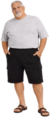 Falcon Bay Fleece Cargo Shorts 2XL to 8XL