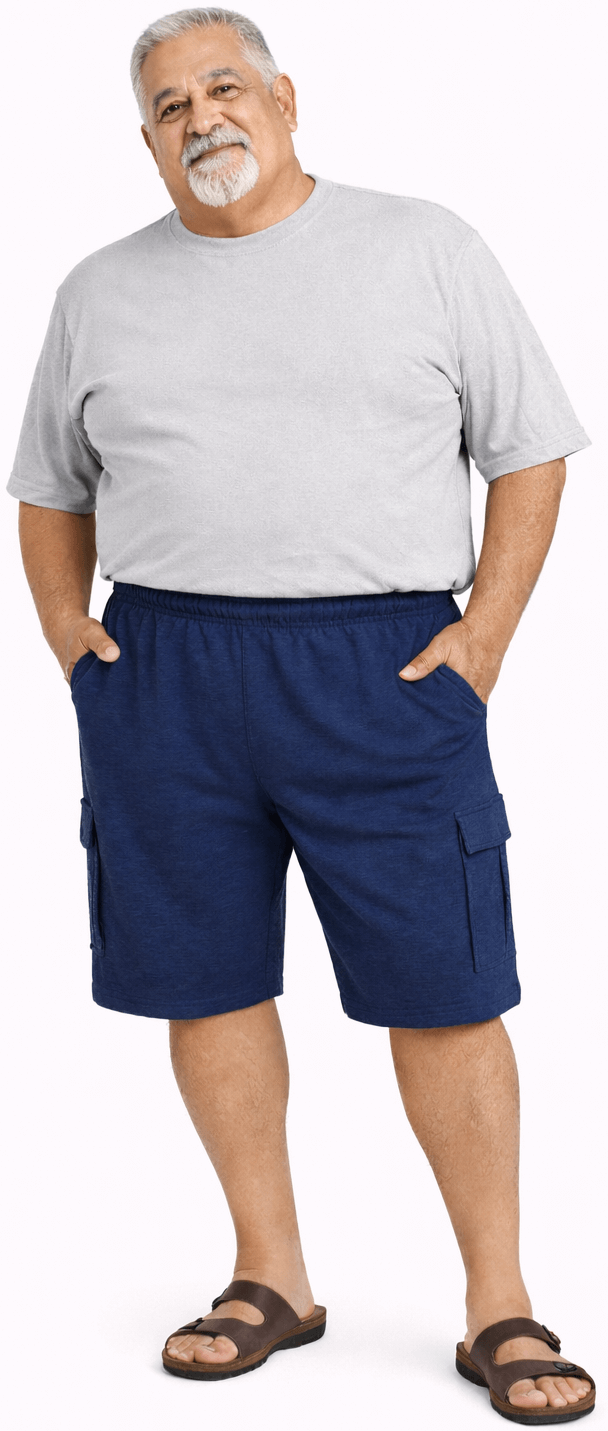 Falcon Bay Fleece Cargo Shorts 2XL to 8XL