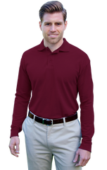 Blue Generation Long Sleeve Pique Polo SM-6XL