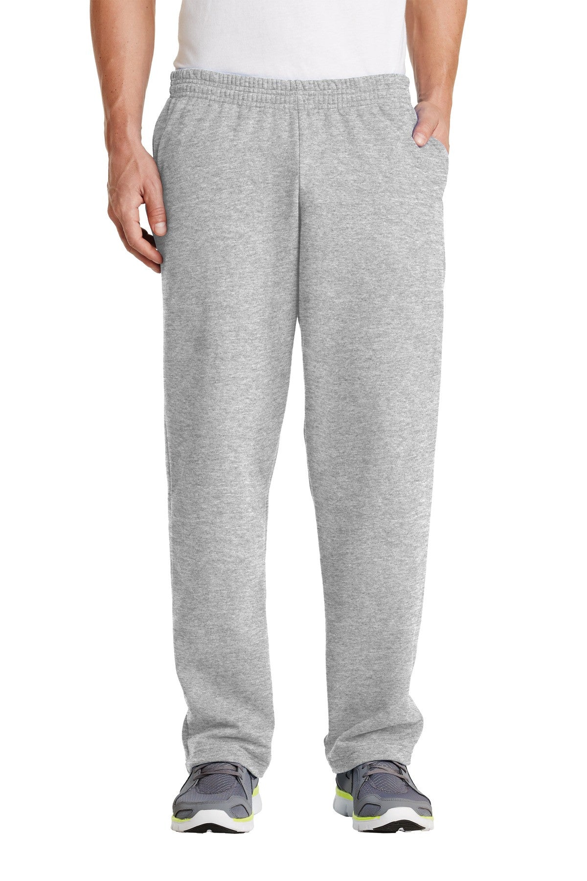 Port & Company Classic Open Bottom Sweatpants With Pockets MD-4XL