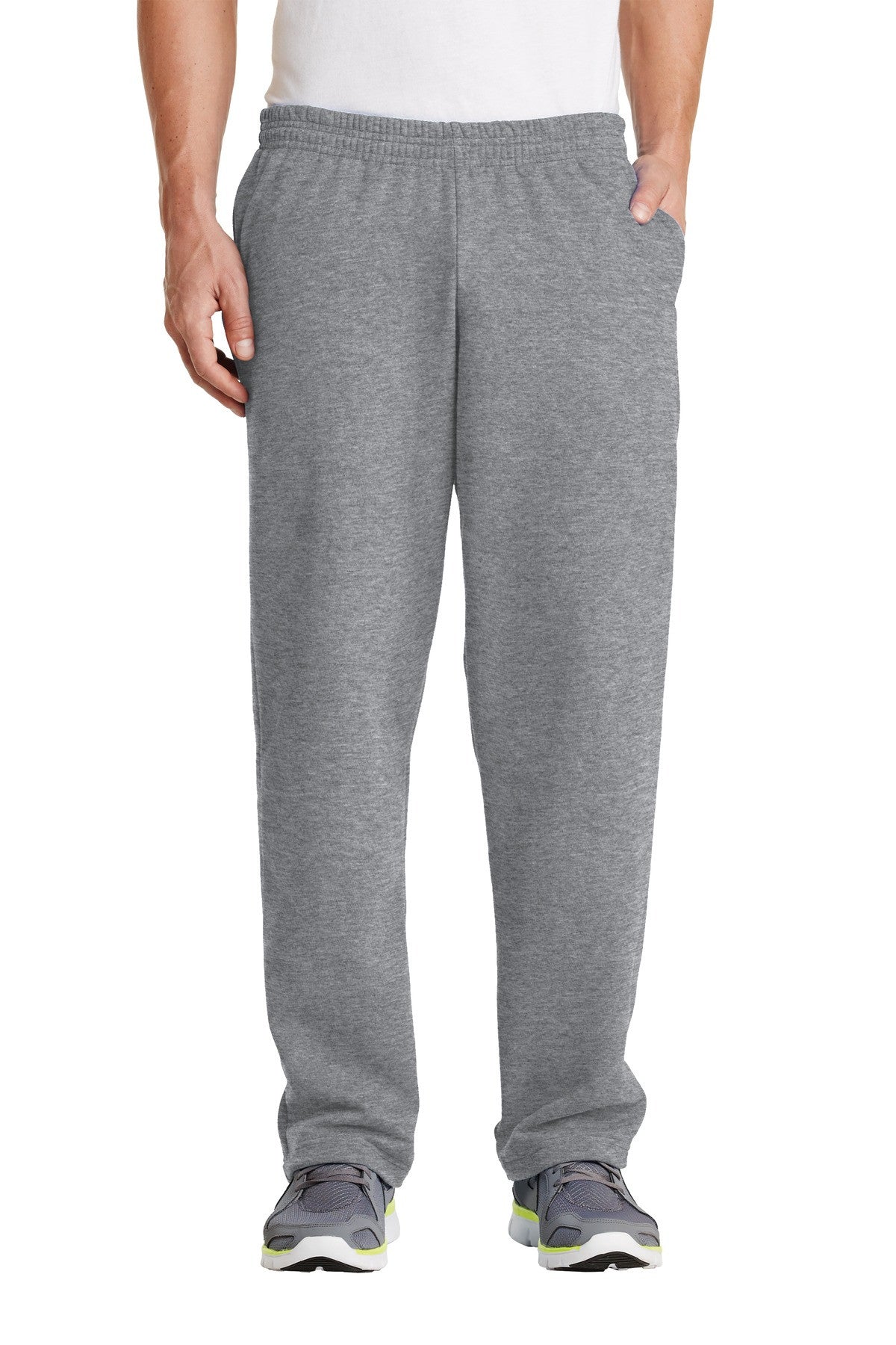 Port & Company Classic Open Bottom Sweatpants With Pockets MD-4XL