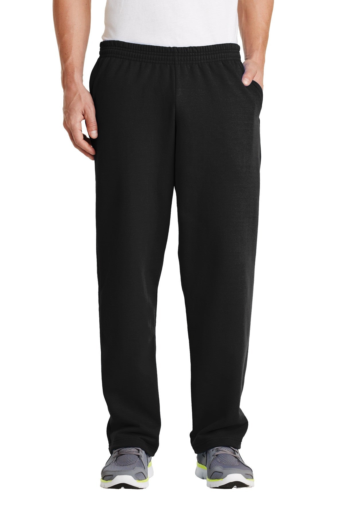 Port & Company Classic Open Bottom Sweatpants With Pockets MD-4XL
