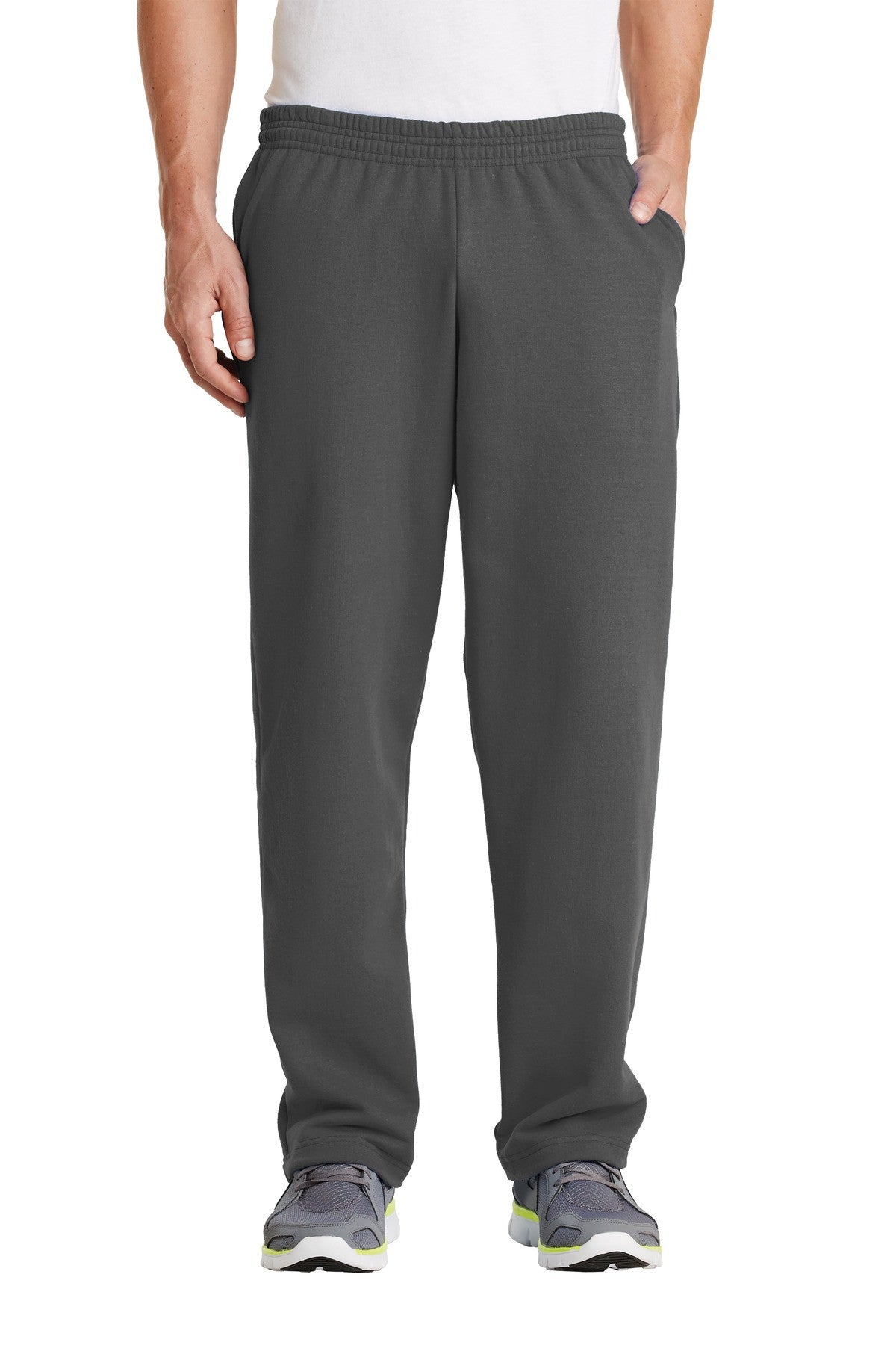 Port & Company Classic Open Bottom Sweatpants With Pockets MD-4XL
