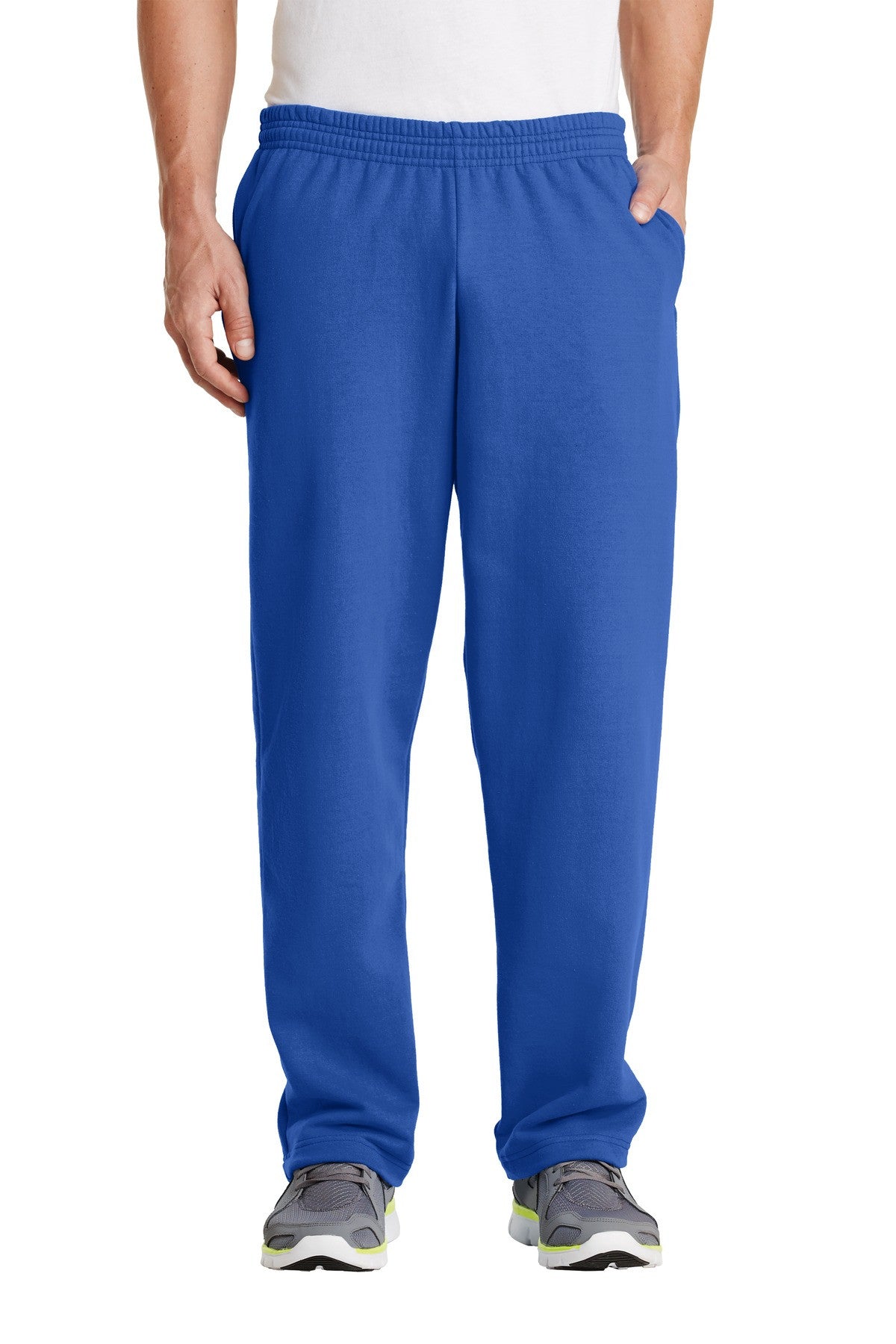 Port & Company Classic Open Bottom Sweatpants With Pockets MD-4XL