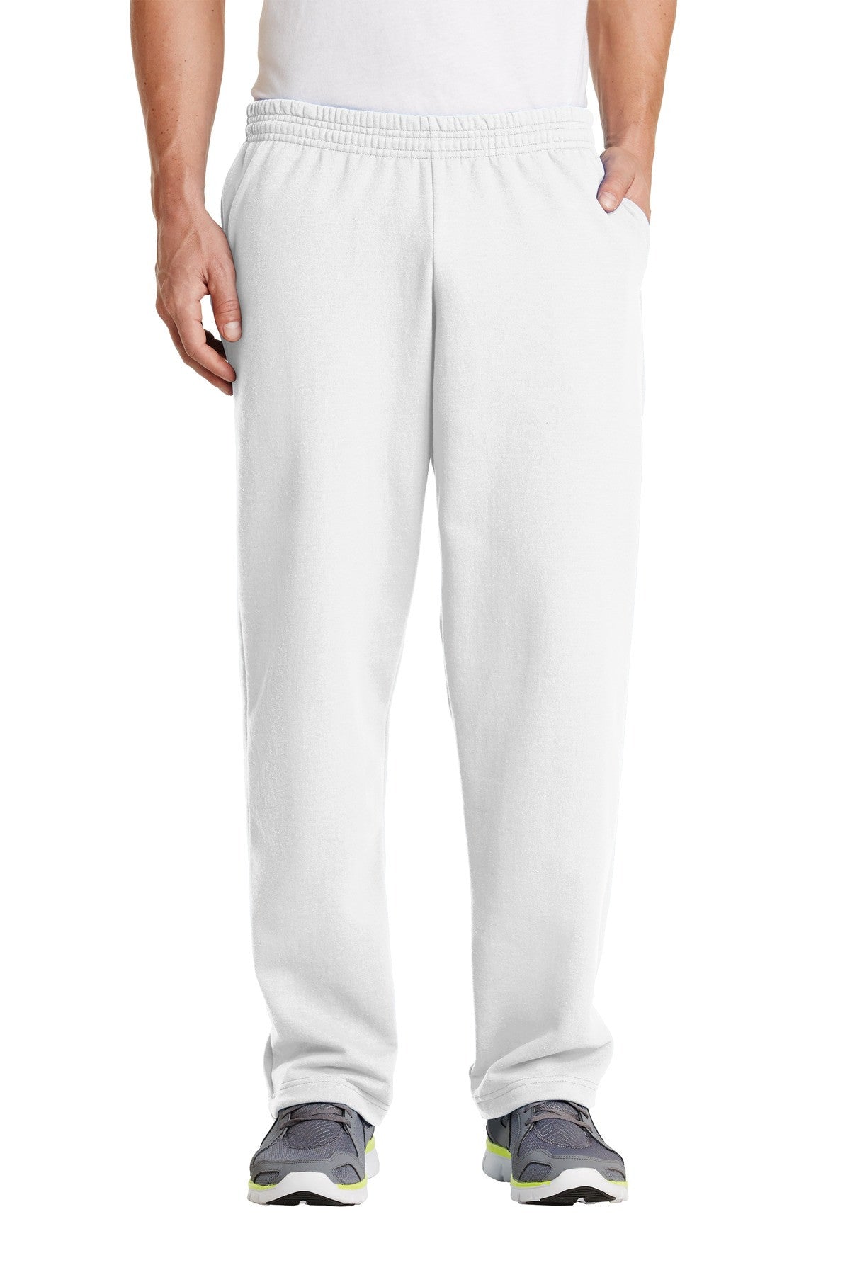 Port & Company Classic Open Bottom Sweatpants With Pockets MD-4XL