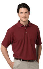 Blue Generation Men's 60/40 Teflon Pique Polo Shirt With Pocket MD-6XL