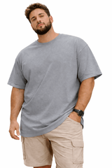 GREYSTONE Big Tall Man Cotton SHORT SLEEVE TEE SHIRT 4XL-14XL