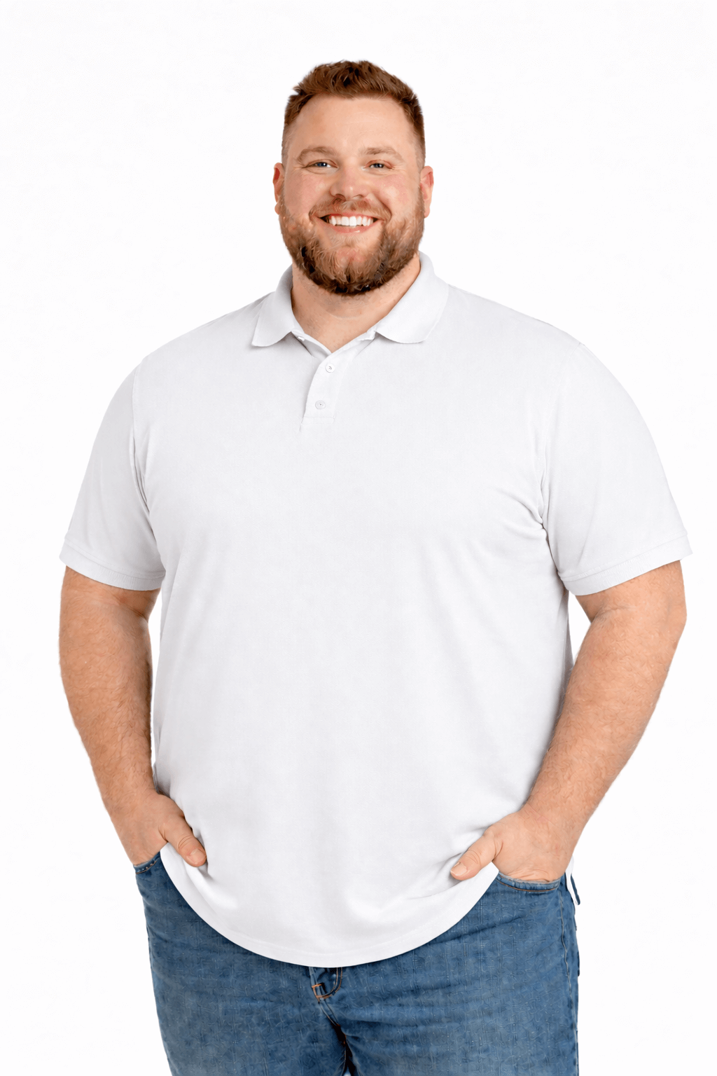 GREYSTONE 60/40 Big Tall Man PIQUE POLO SHIRT 4XL-14XL