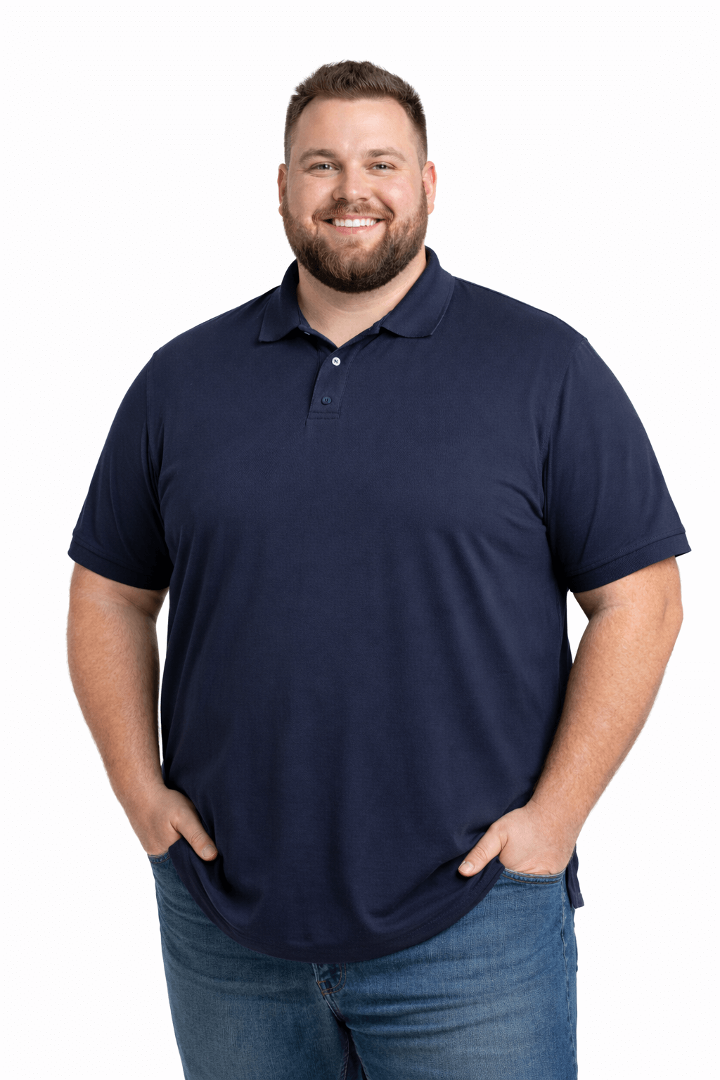 GREYSTONE 60/40 Big Tall Man PIQUE POLO SHIRT 4XL-14XL