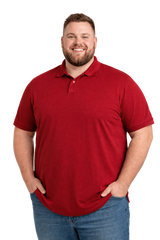 GREYSTONE 60/40 Big Tall Man PIQUE POLO SHIRT 4XL-14XL